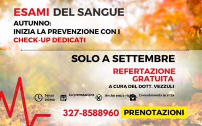 Esami del sangue autunno